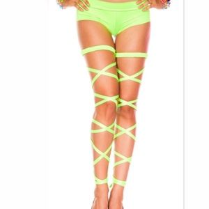 Neon Green Leg Wraps